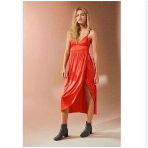Urban Outfitters Luciano midi Dress Tulip hem